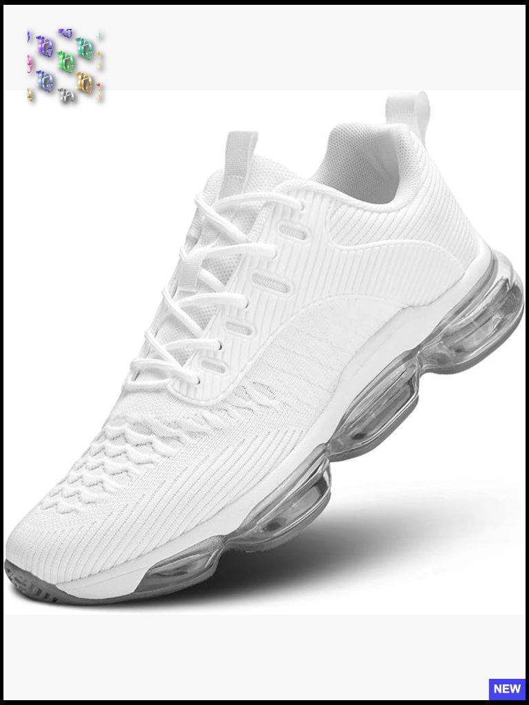 Men's Running Sneakers Low Top Lace Up Breathable Athletic Sport Gym Fitness